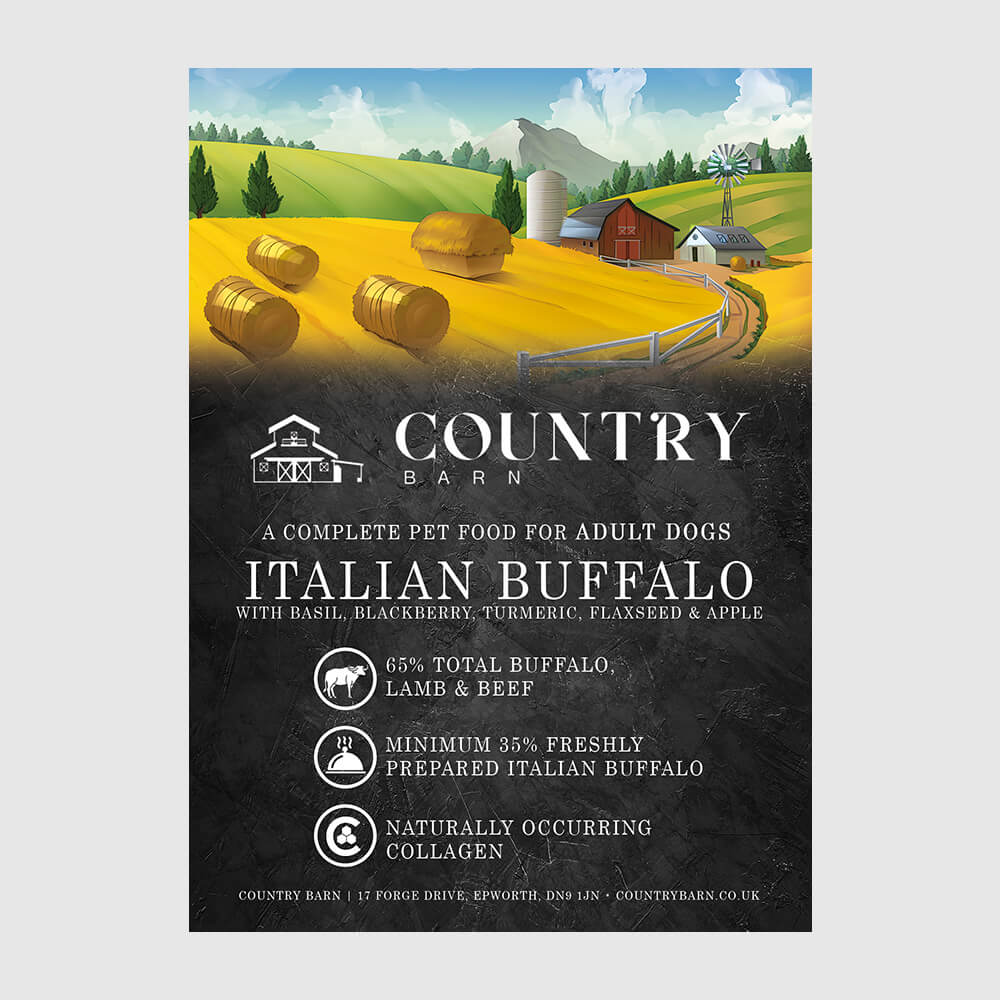 Italian Buffalo - Country Barn Adult Dog Food