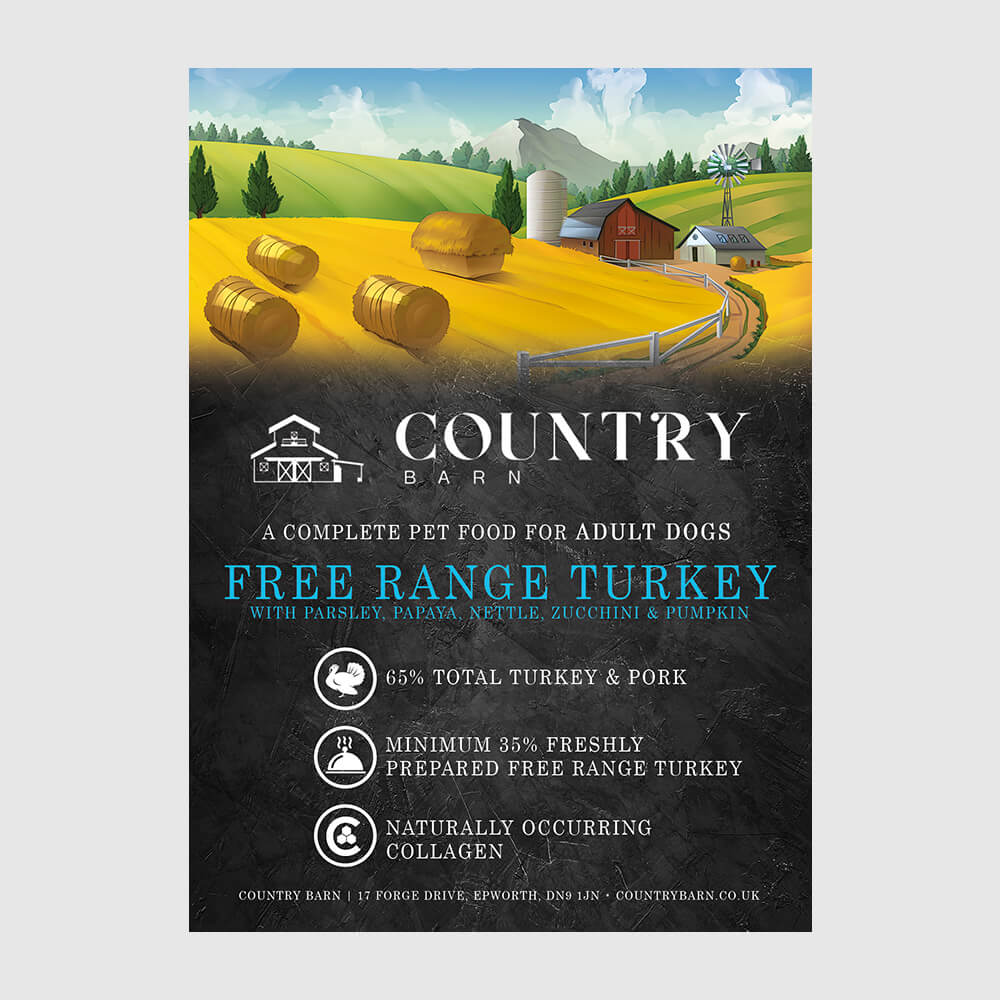 Turkey and Pork  - Country Barn Adult Dog Food