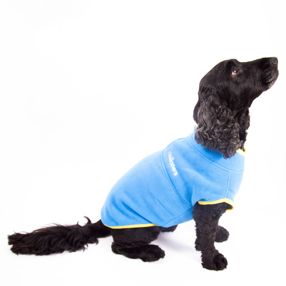 Walksters Dog Fleece Jumper in Blue