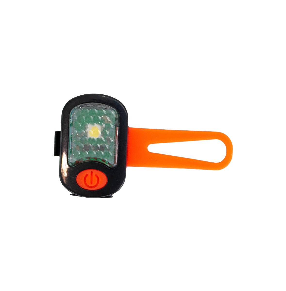 Ancol Orange Re-chargeable blinker with white LED. Night Safety