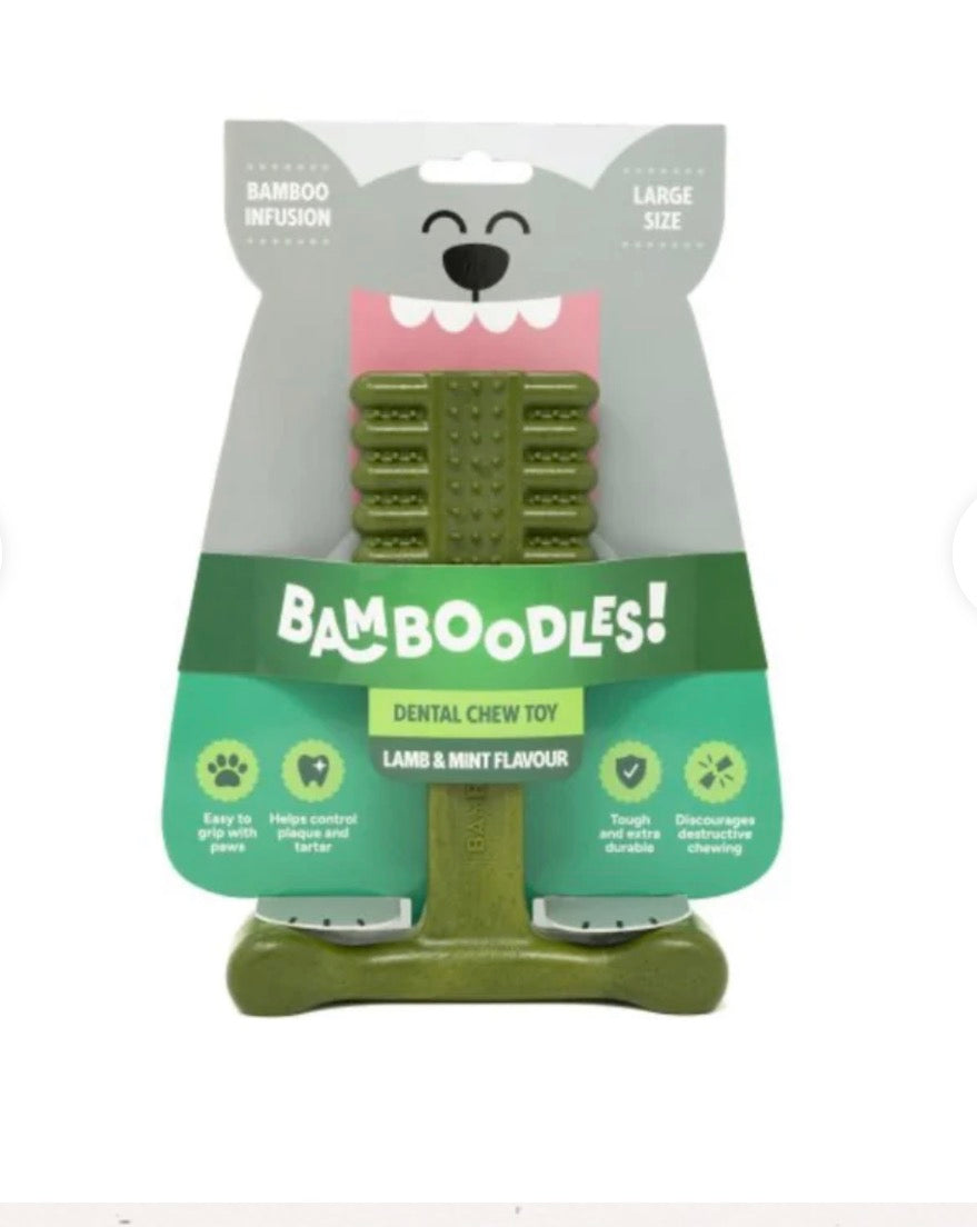 Bamboodles Lamb and Mint Dental Bone Small