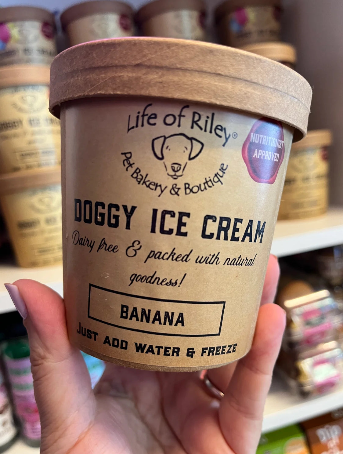 Ice Cream Tubs for Dogs