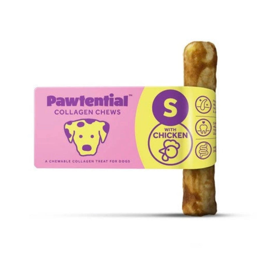 Pawtential Collagen Chew in Beef and Chicken Flavours Size Small