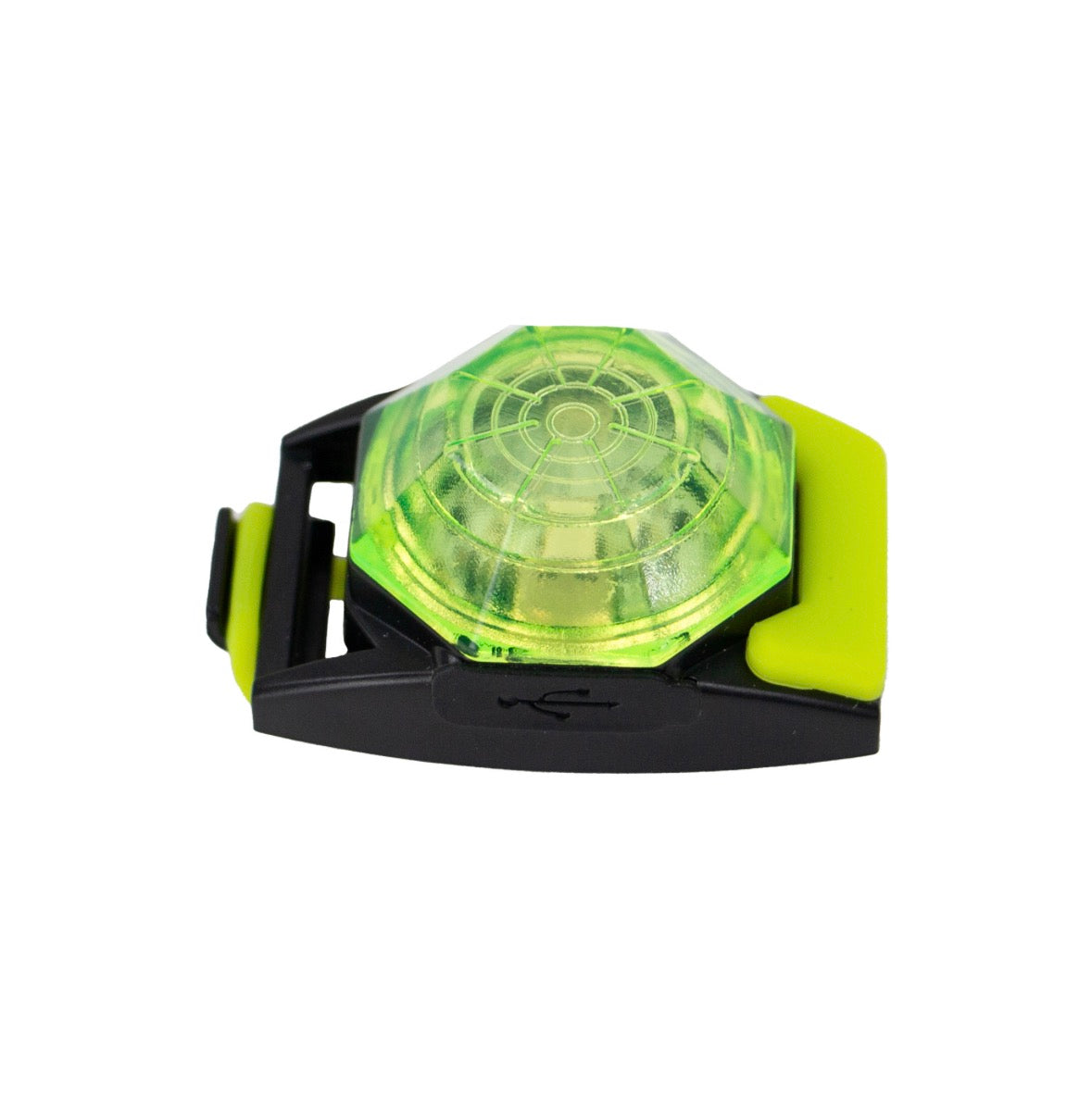 Ancol Re-Chargeable Blinker Green - Night Safety