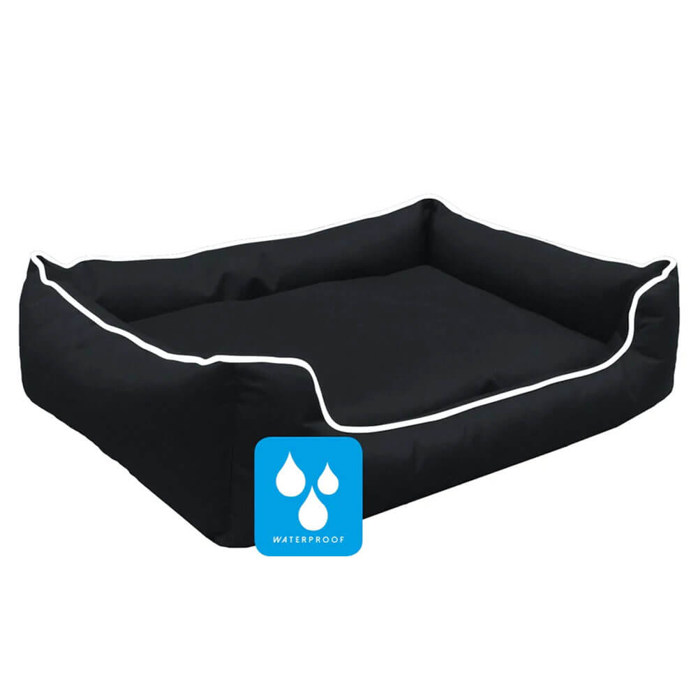 Walksters Ultimate Memory Foam Black Waterproof Dog Bed - One Remaining Large