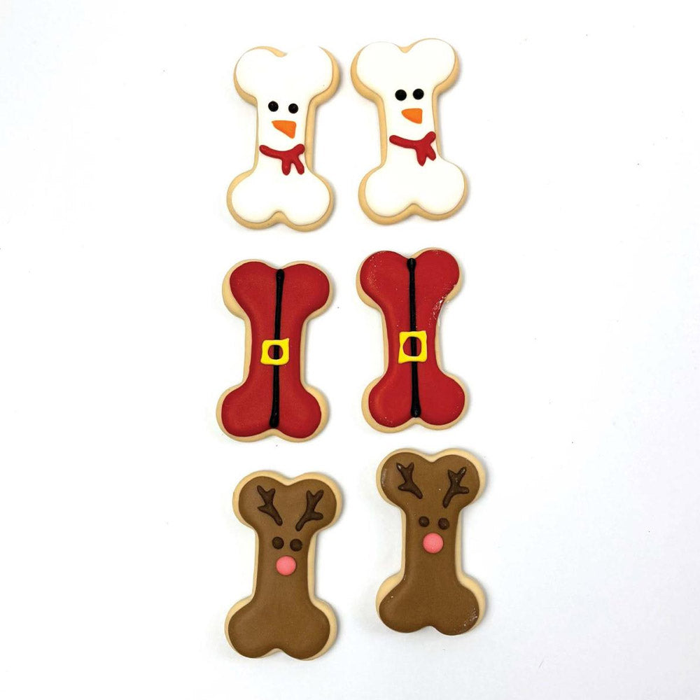 Happy Pet Christmas Bones Festive Dog Biscuits 6pc