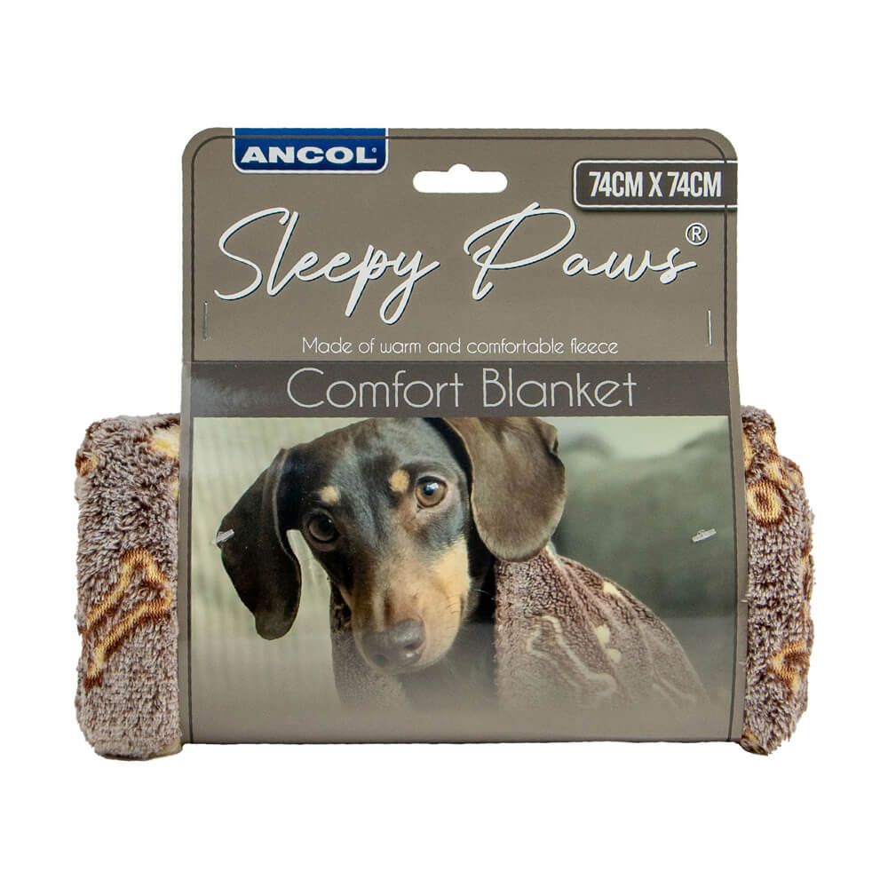 Comfort Blanket Brown 74cm x 74cm