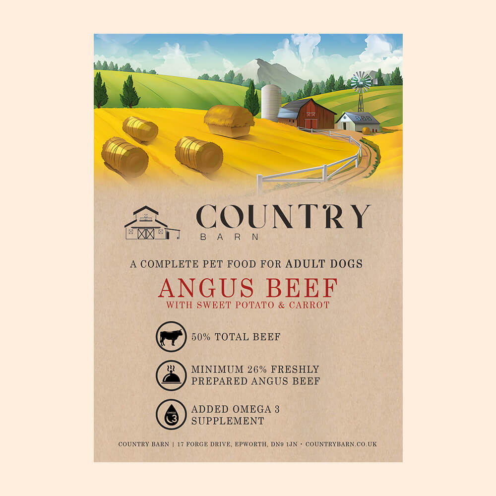 Angus Beef & Carrot  - Country Barn Grain Free Dog Food