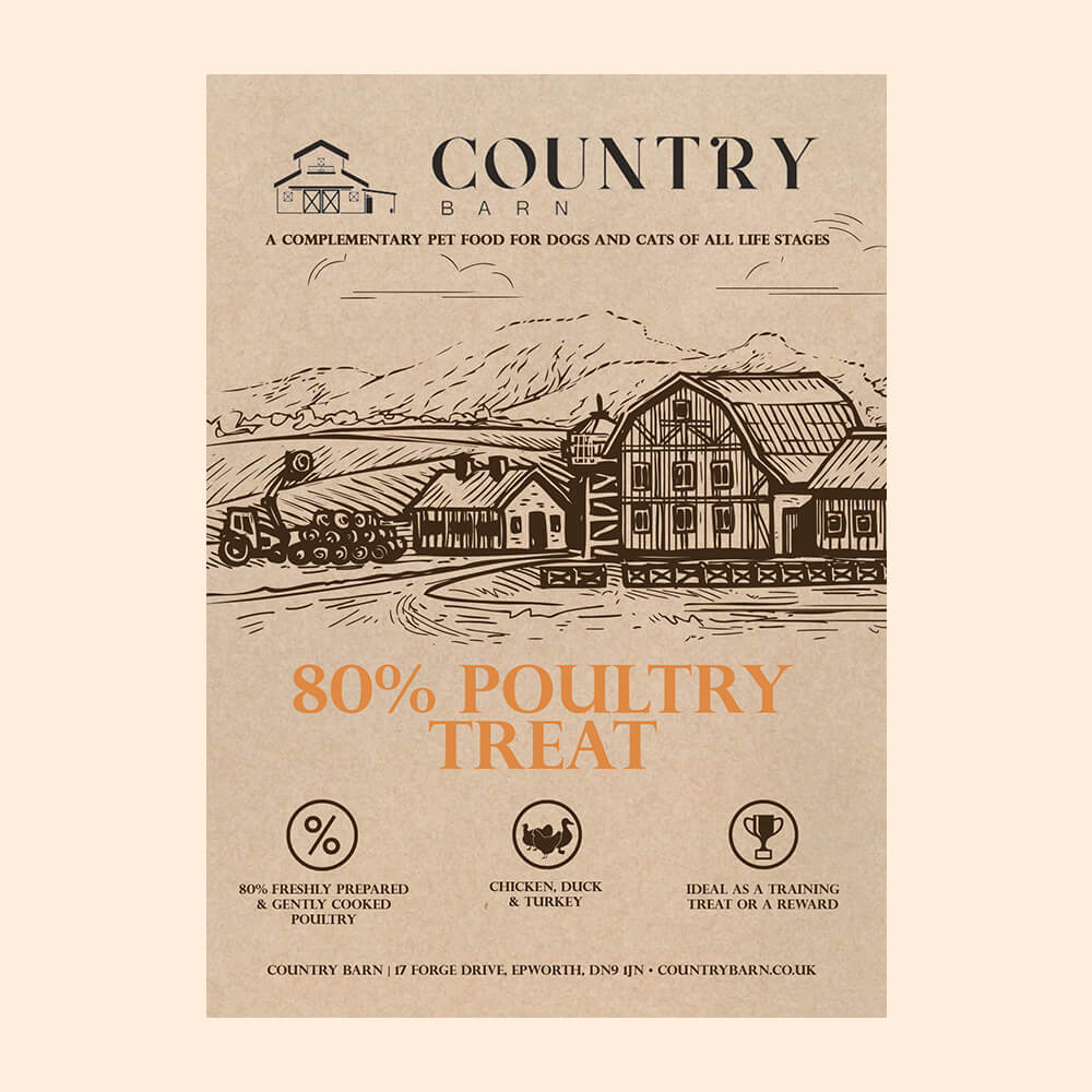 Chicken, Duck & Turkey - Country Barn Dog Treat