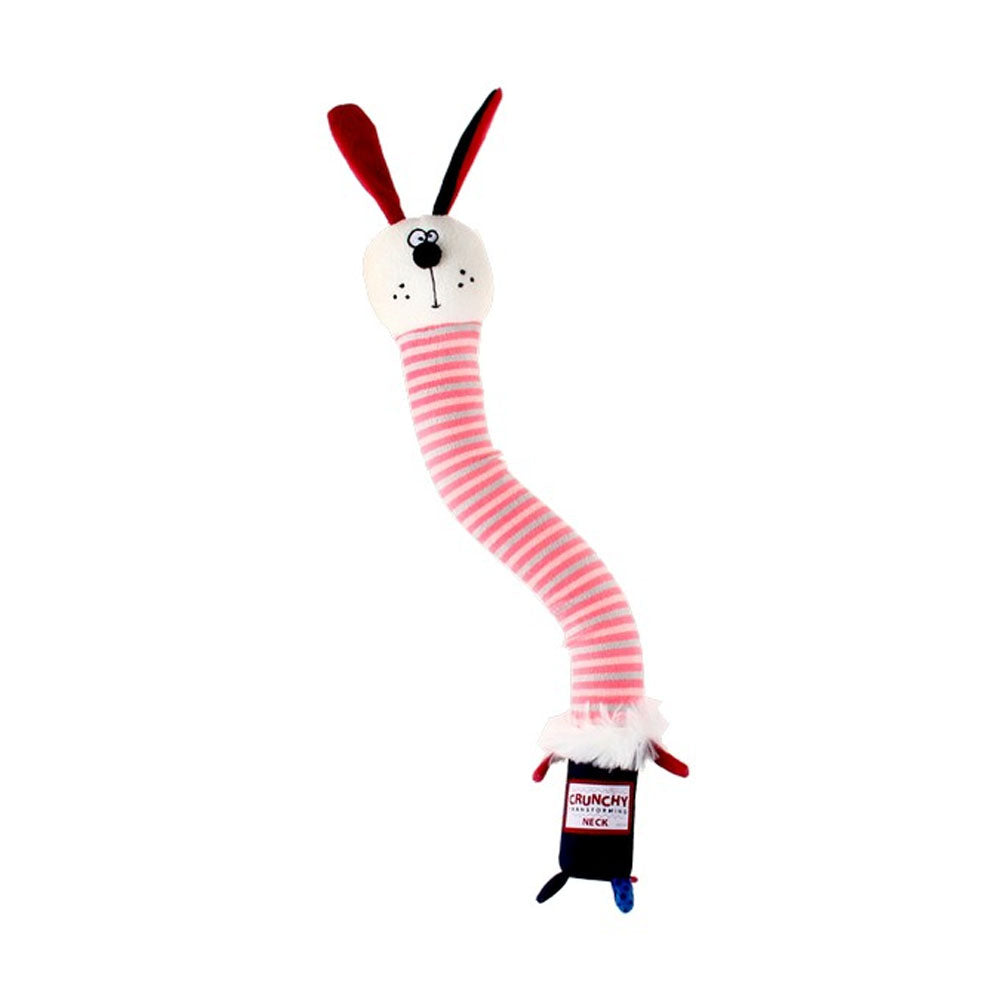 GiGwi Crunchy Neck Plush Friendz Rabbit With Bone & Squeaker