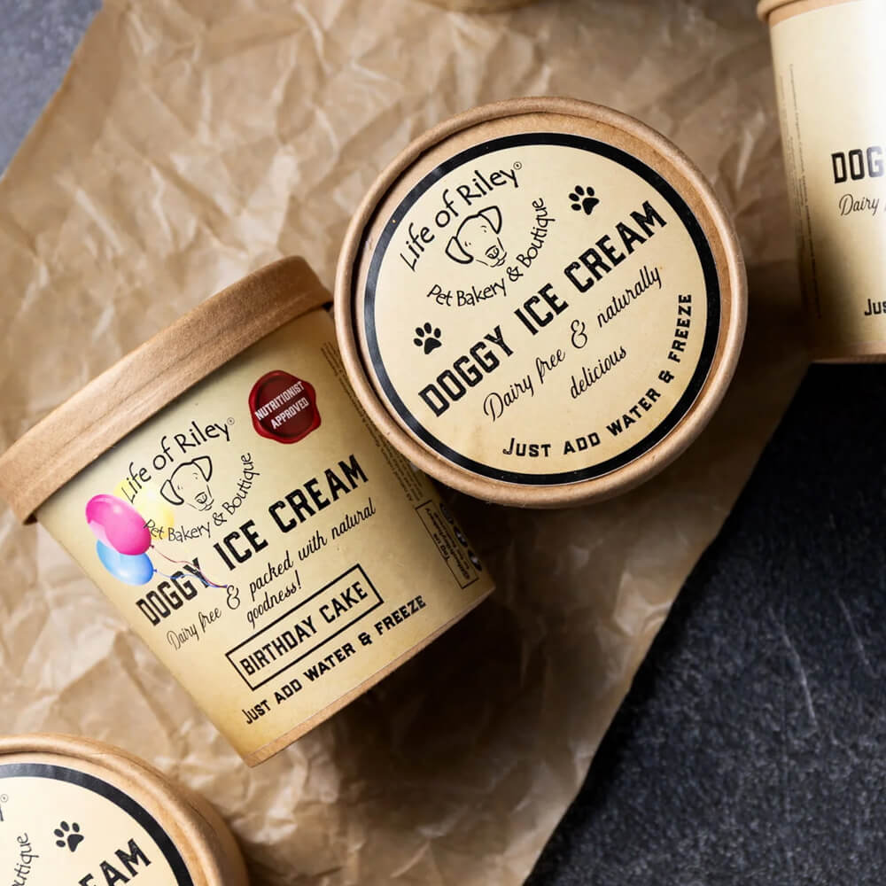 Ice Cream Tubs for Dogs