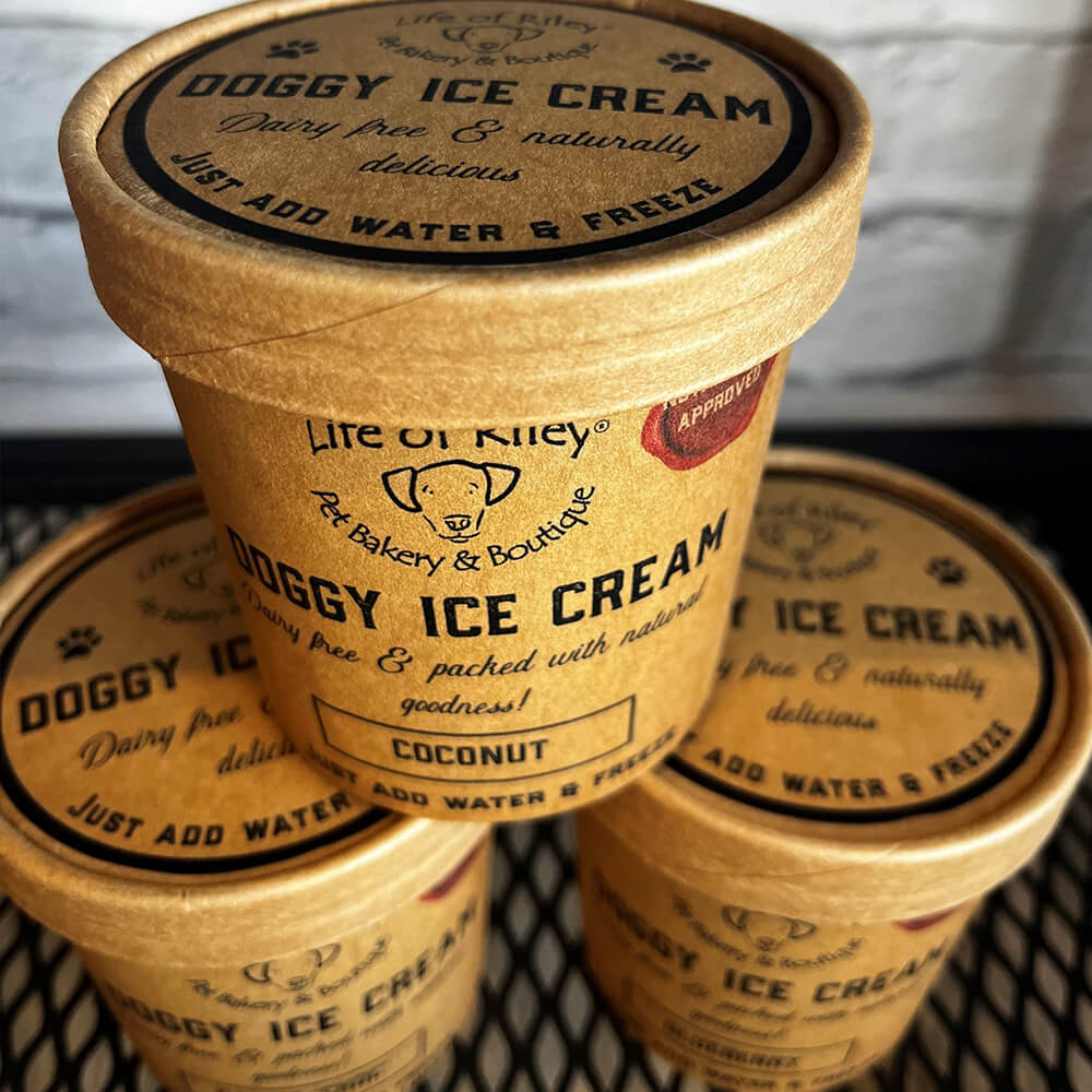 Ice Cream Tubs for Dogs