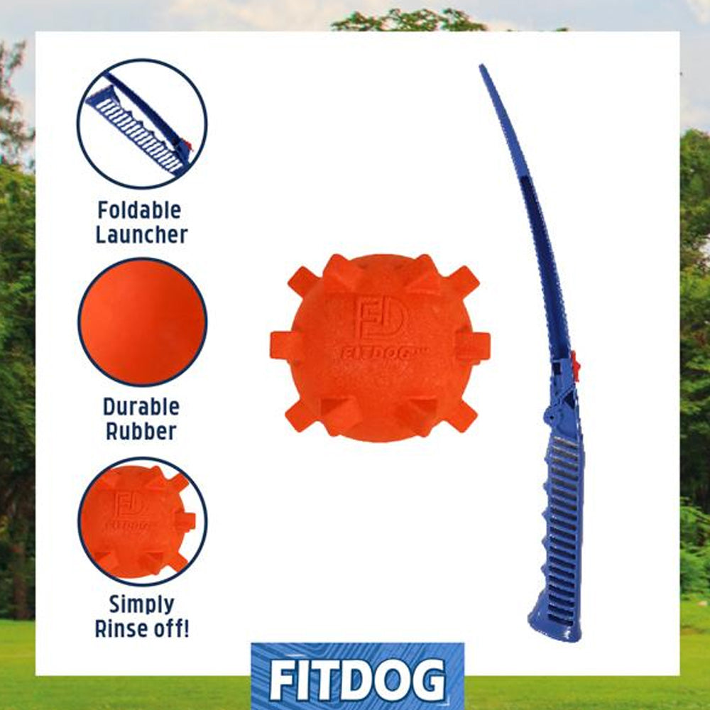 Fitdog Spikey Ball Throw Toy