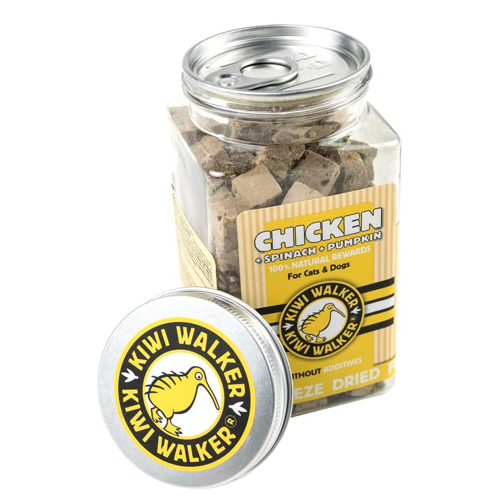 Freeze Dried Chicken Liver + Spinach + Pumpkin Natural Treats - Kiwi Walker
