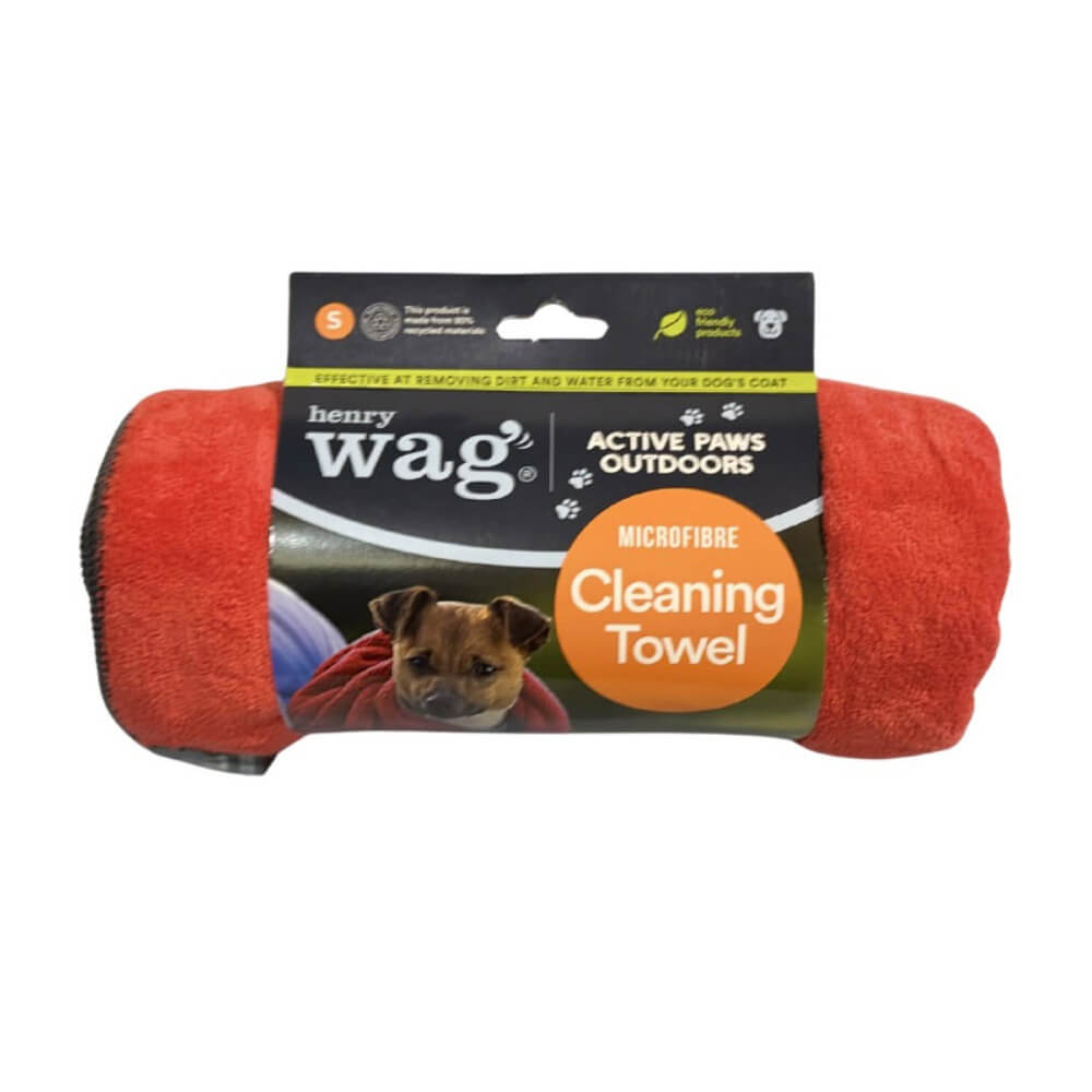 Microfibre Pet Dog Cleaning & Drying Towel - Red