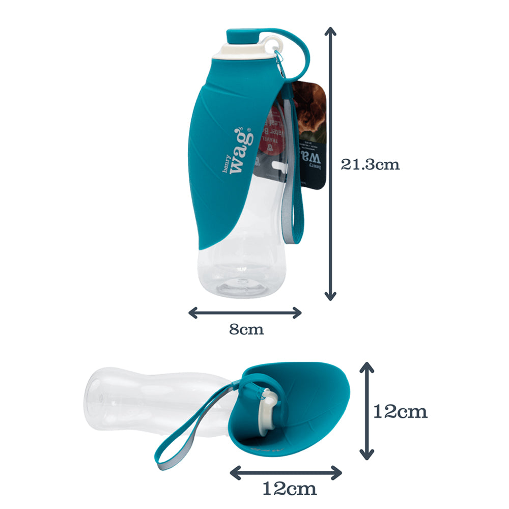 Pet Water Bottle With Leaf Bowl