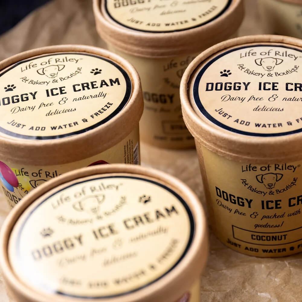 Ice Cream Tubs for Dogs