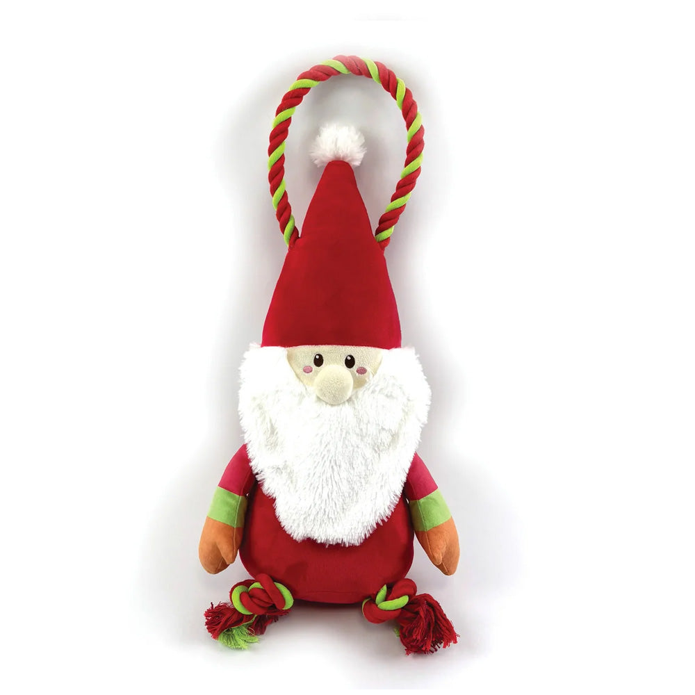 Jumbo Santa Paws Rope Tug Dog Toy