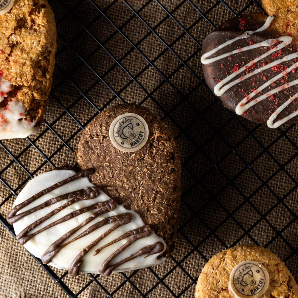 ❤️ Woof You Heart Shaped Dog Cookie 🍪