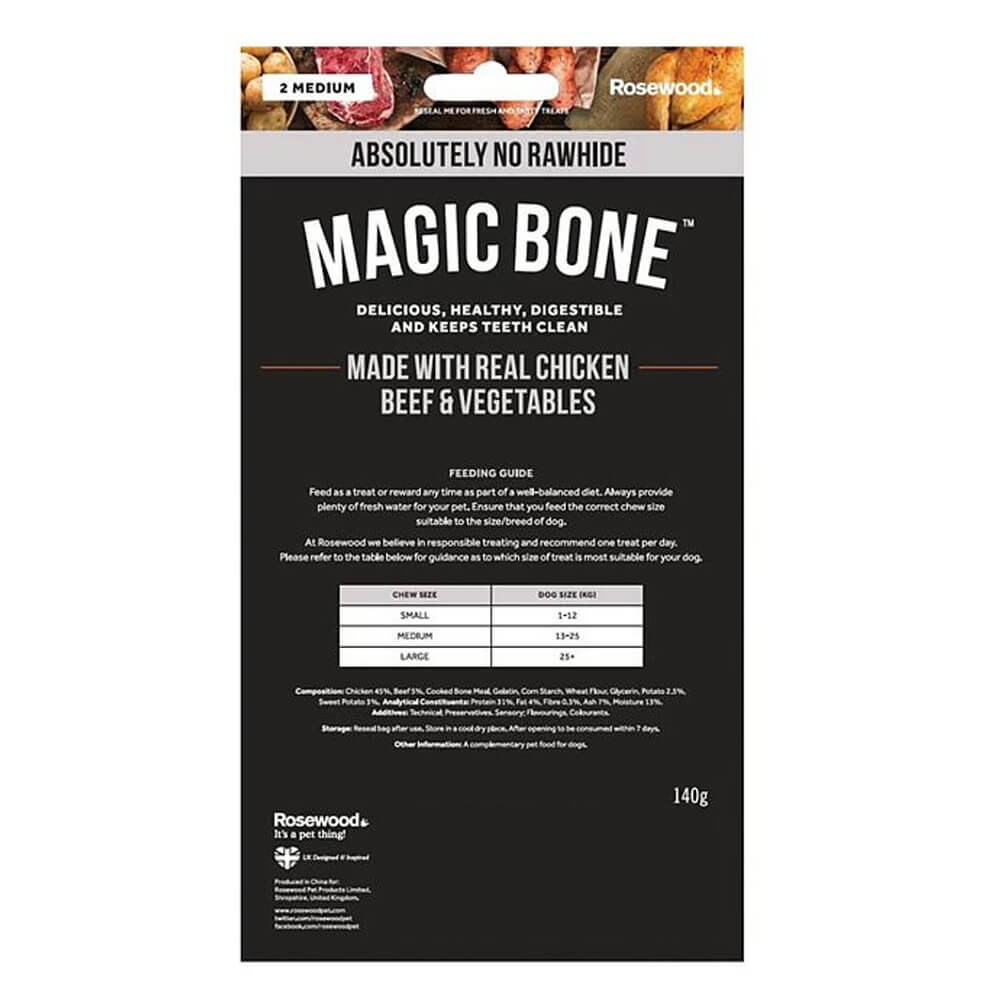 Magic Bone - 2 Medium Bones