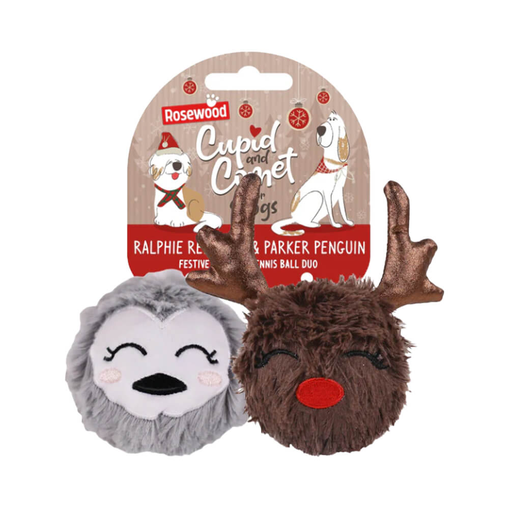 Ralphie Reindeer and Parker Penguin