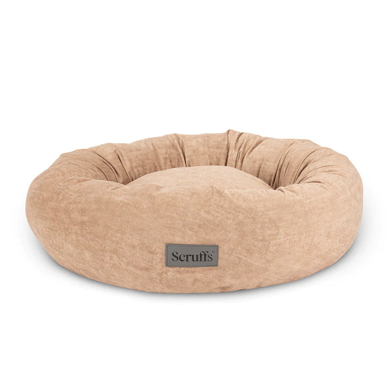 One  Scruffs Oslo Donut Ring Dog Bed in Desert Sand - XXL