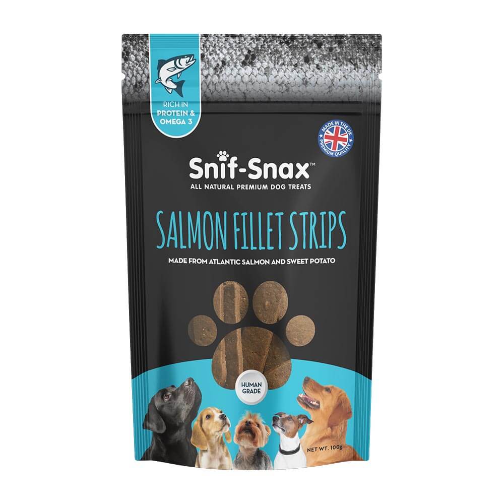 Snif-Snax Salmon Fillet Strips — Treat Your Dog