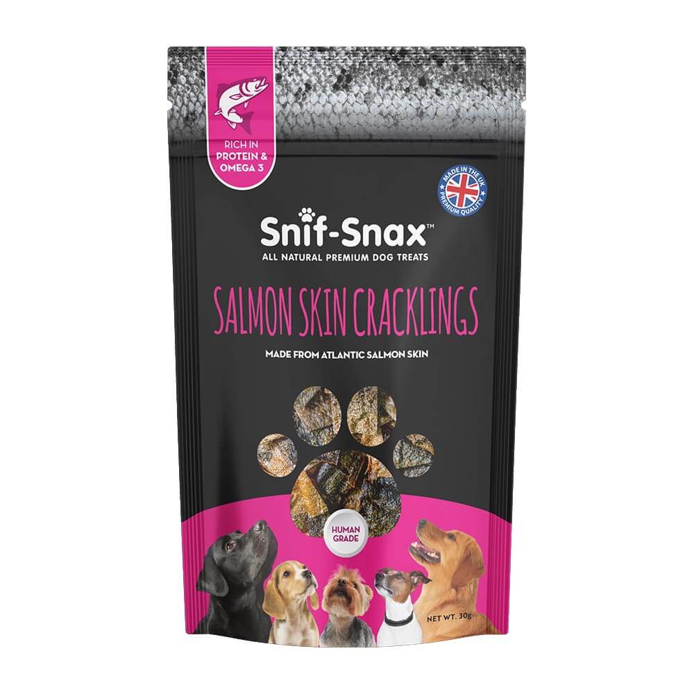 Snif-Snax Salmon Skin Cracklings