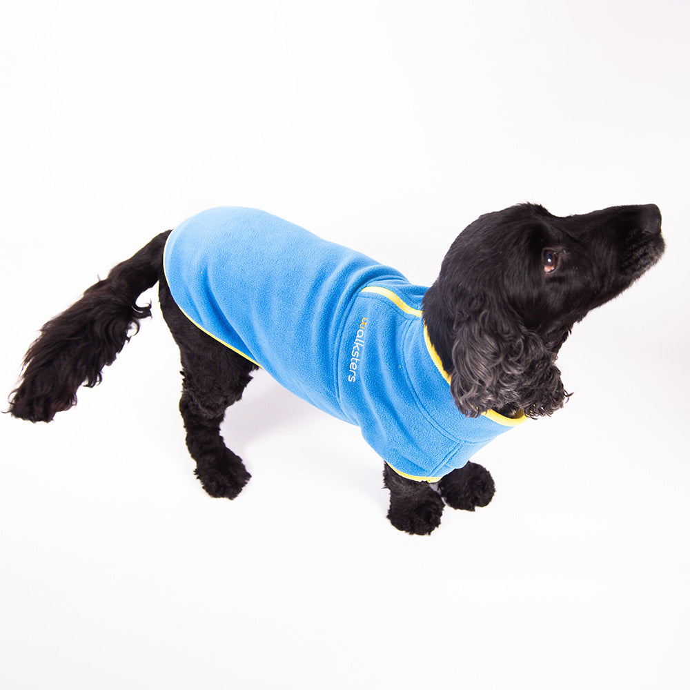 Walksters Dog Fleece Jumper in Blue