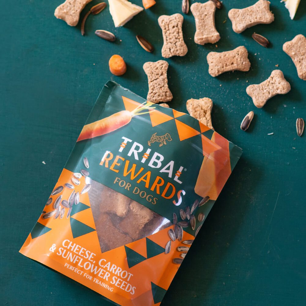 Tribal Rewards Cheese, Carrot & Sunflower Seeds Dog Biscuits