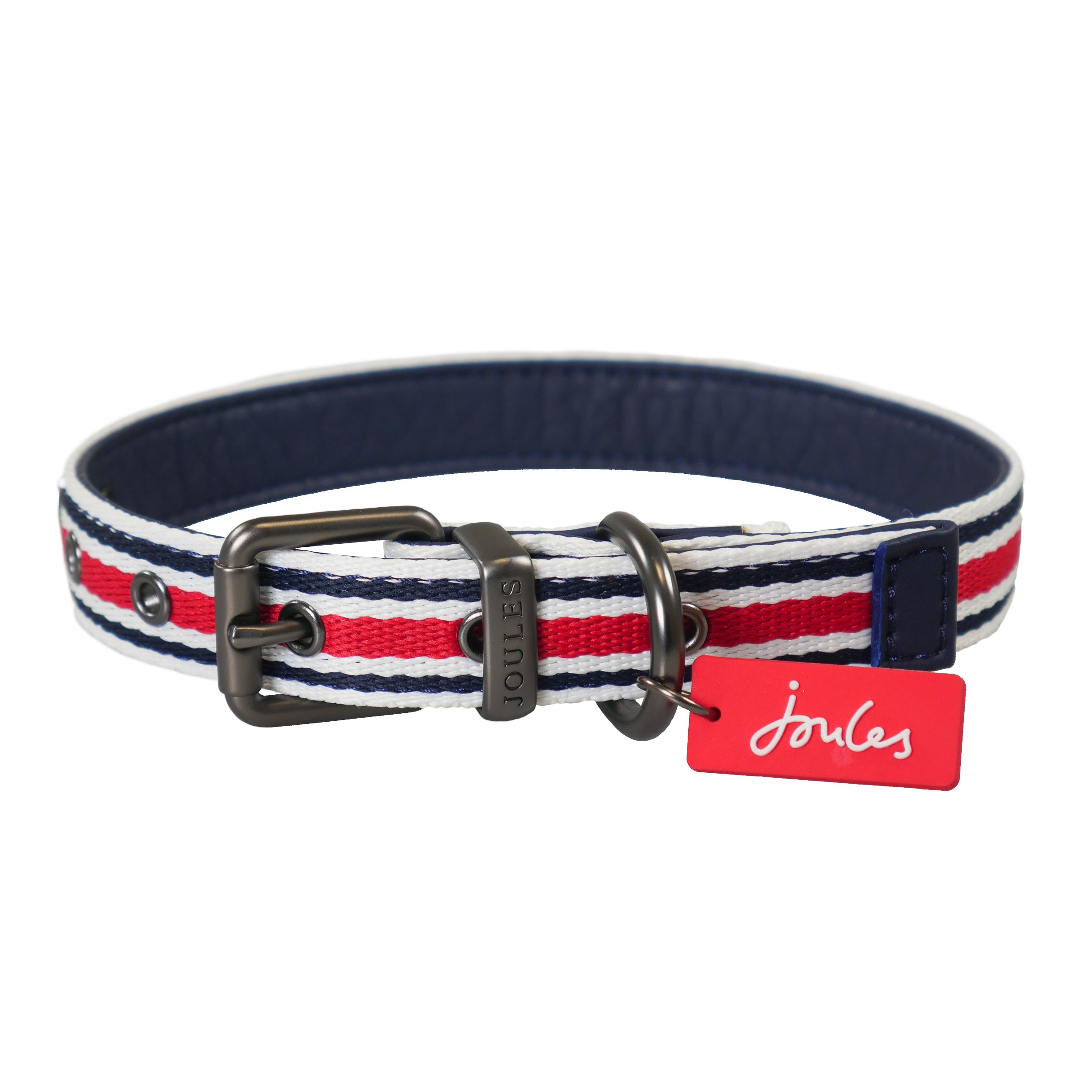 Joules Coastal Stripe Dog Collar
