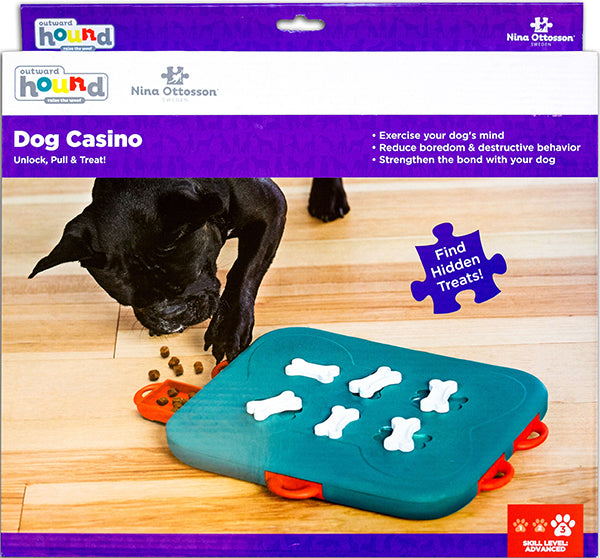 Dog Casino Treat Dispensing Dog Toy Puzzle