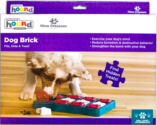 Dog Brick Treat Dispensing Dog Toy Feeder
