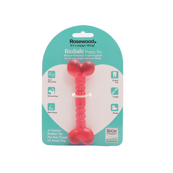 BioSafe Germ Smart Puppy Bone Toy