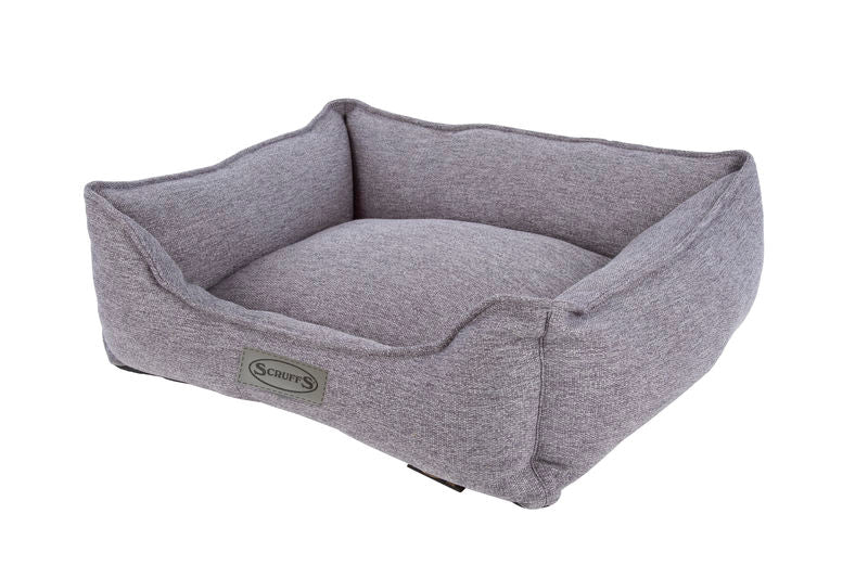 Manhattan Box Dog Bed in Grey