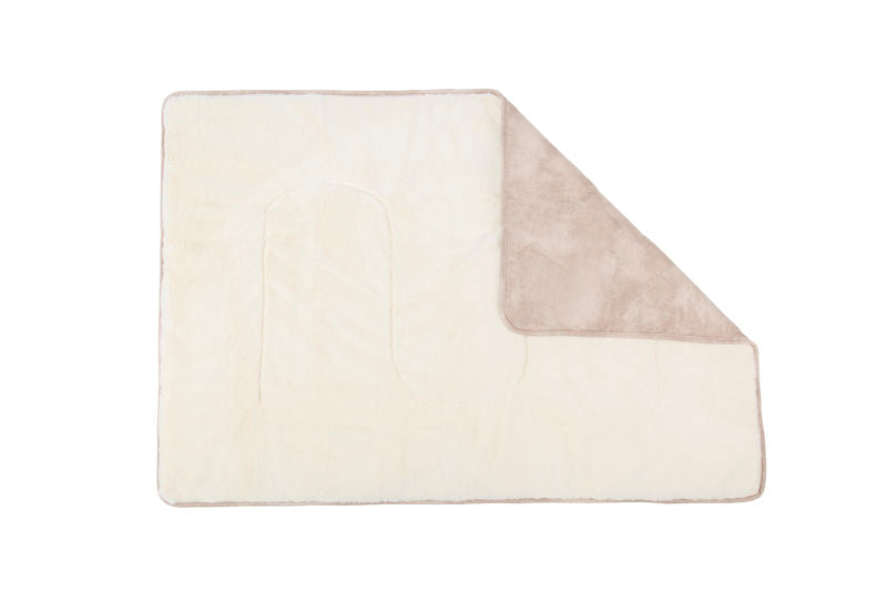 Scruffs Reversible Luxury Kensington Blanket in Cream