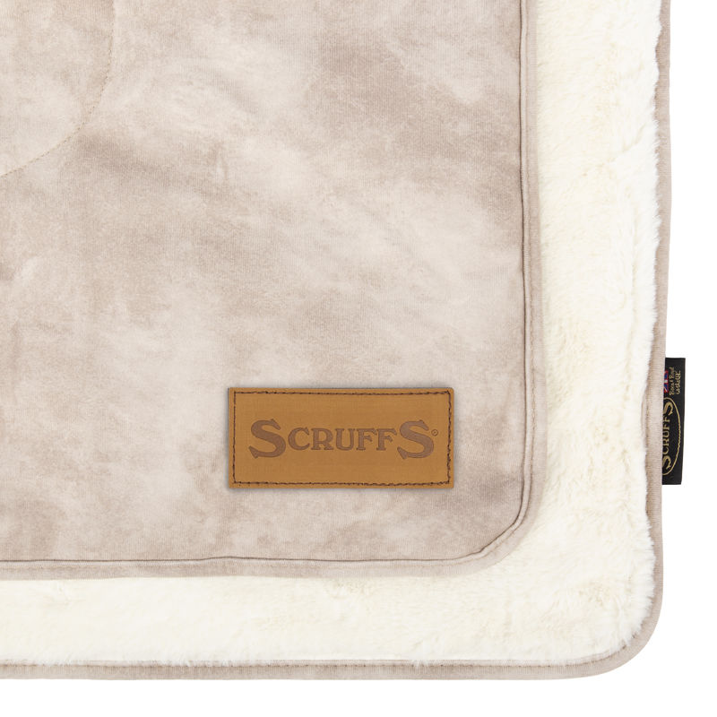 Scruffs Reversible Luxury Kensington Blanket in Cream
