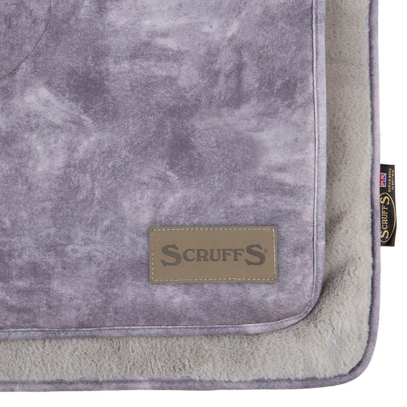 Scruffs Reversible Luxury Kensington Blanket in Grey