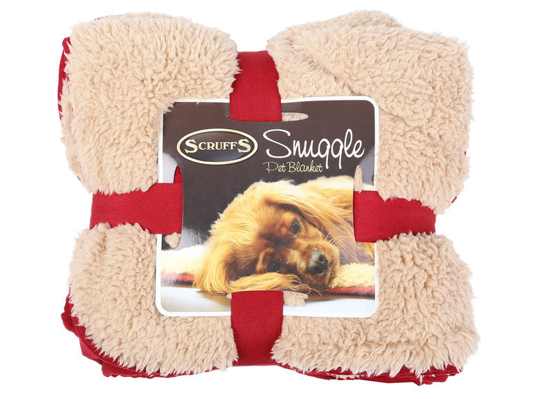 Scruffs Reversible Snuggle Blanket in Red