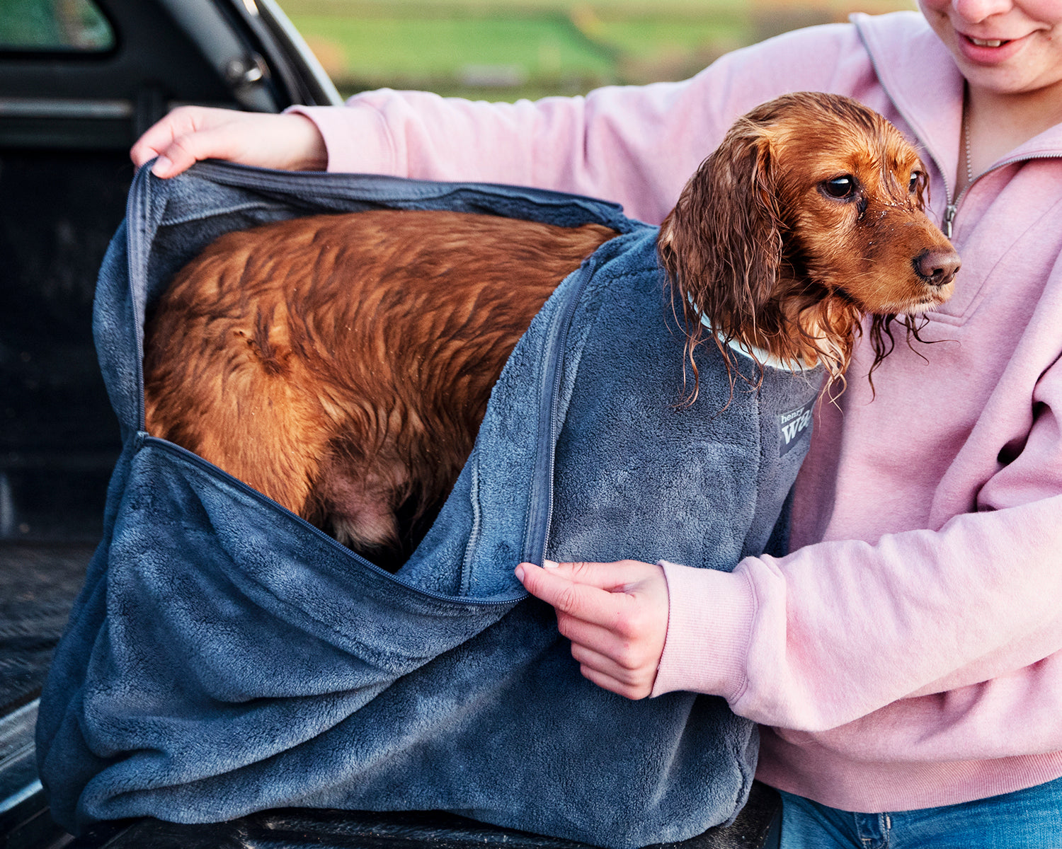 Microfibre Pet Dog Drying Bag