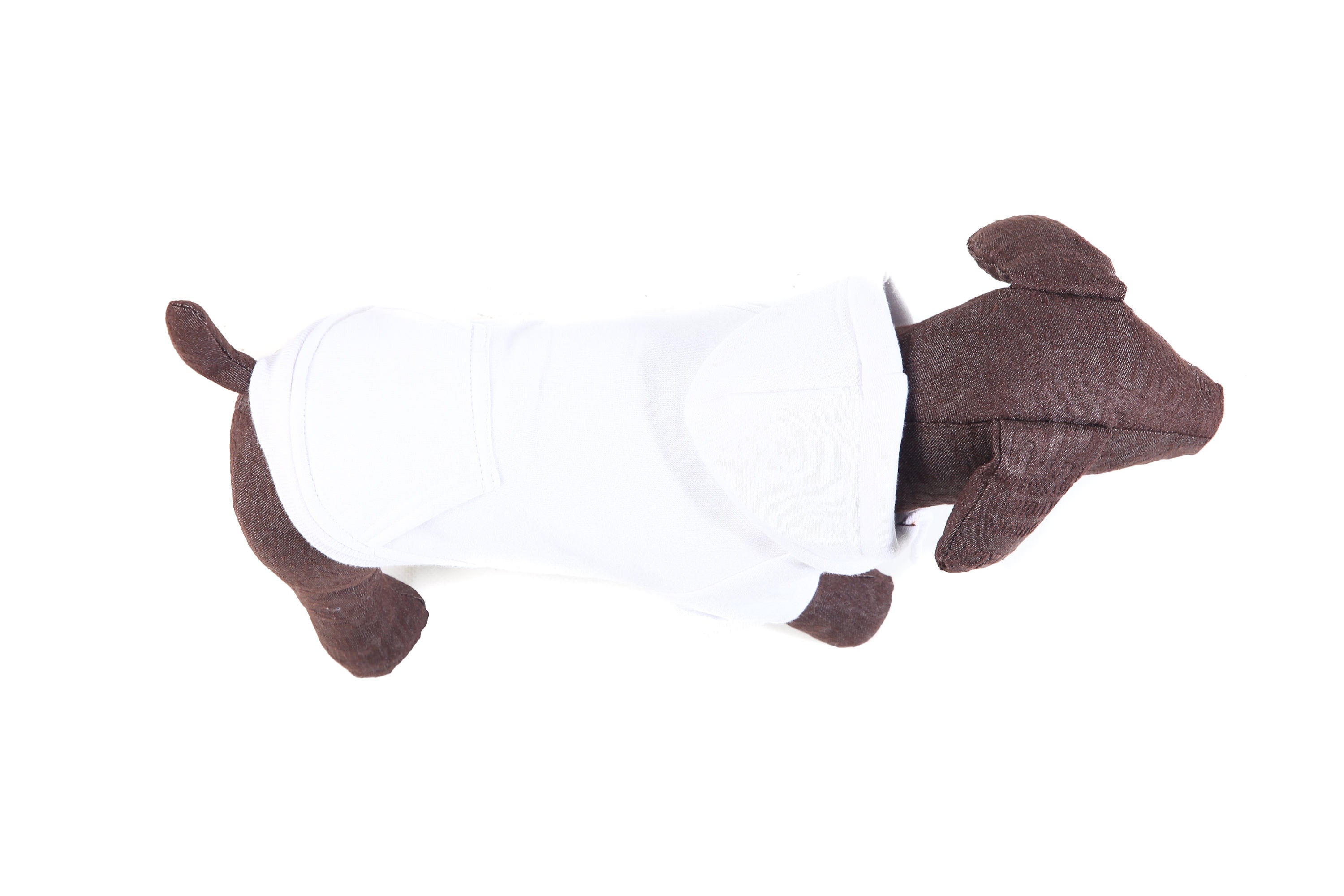 Dog Hoodie in White