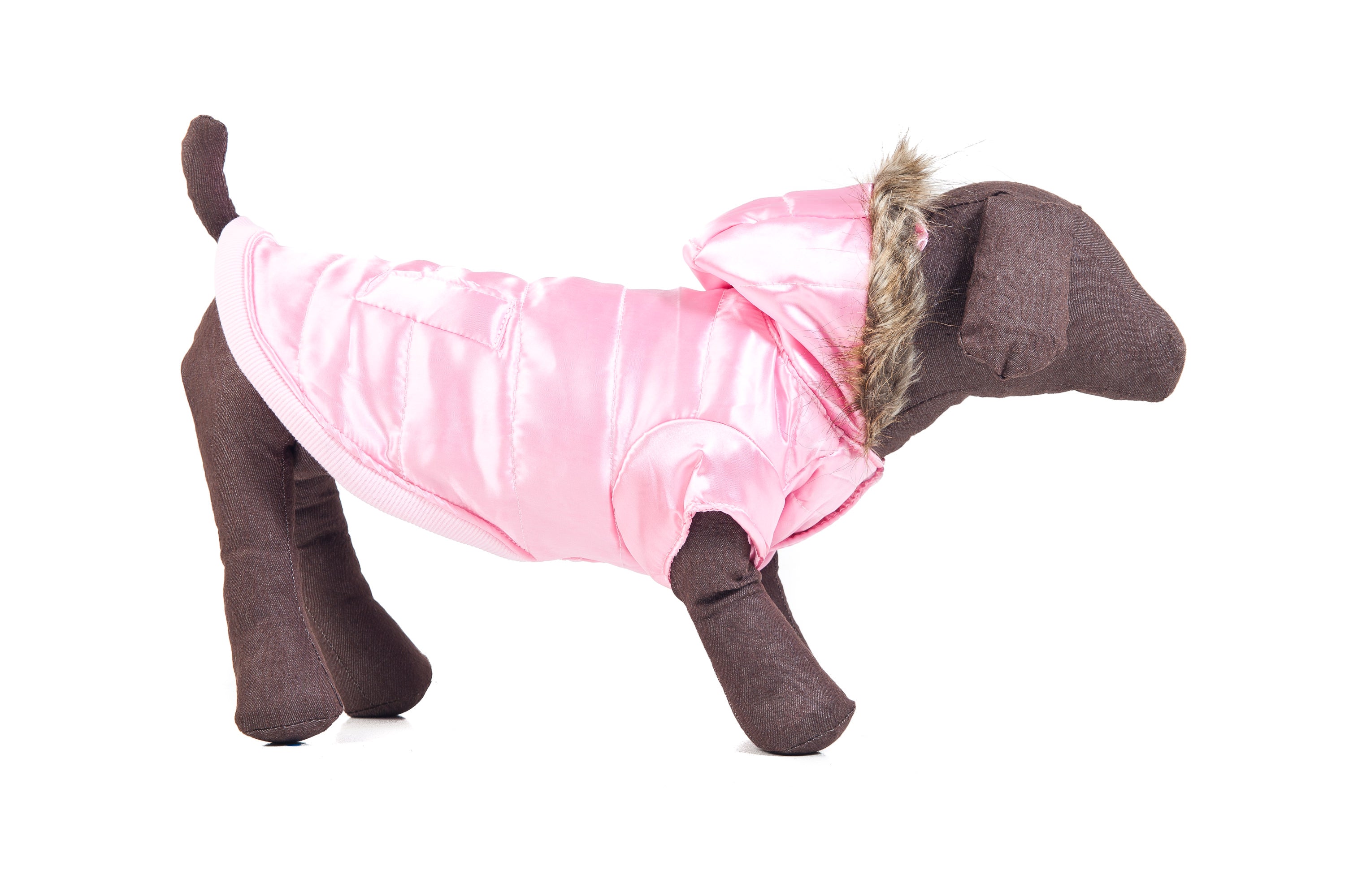 Pink Parka Dog Coat