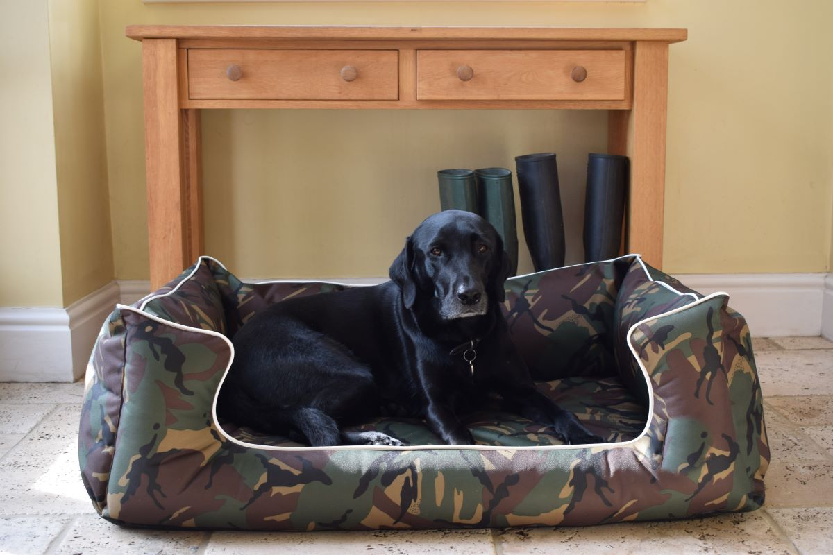 Walksters Ultimate Memory Foam Camouflage Waterproof Dog Bed