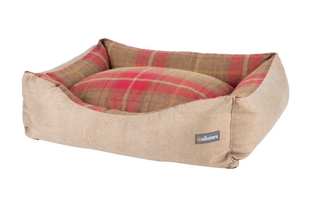 Walksters Buckingham Luxury Dog Bed in Beige