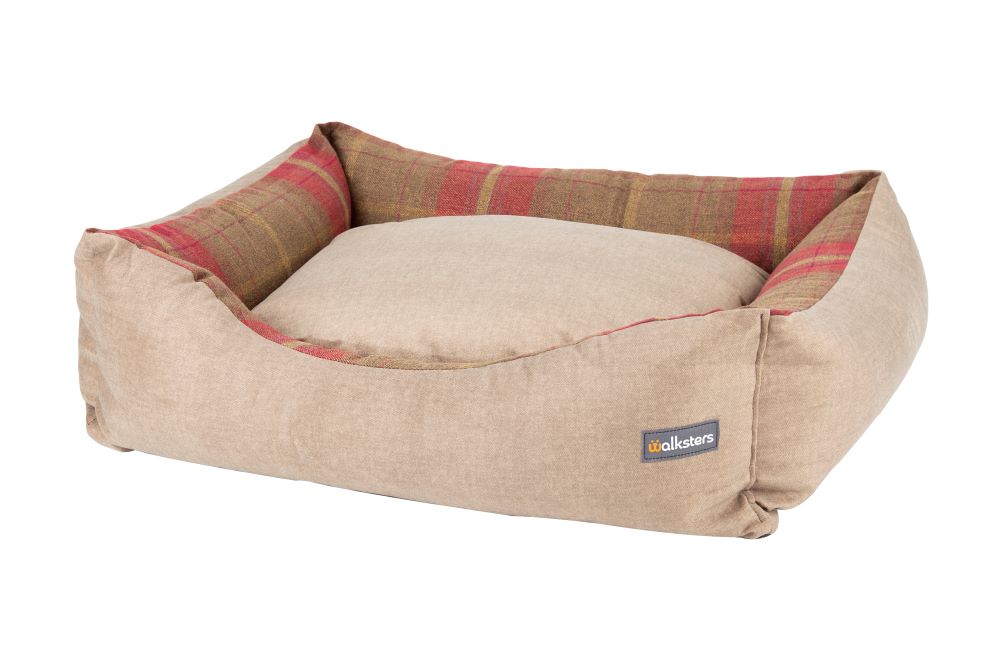 Walksters Buckingham Luxury Dog Bed in Beige