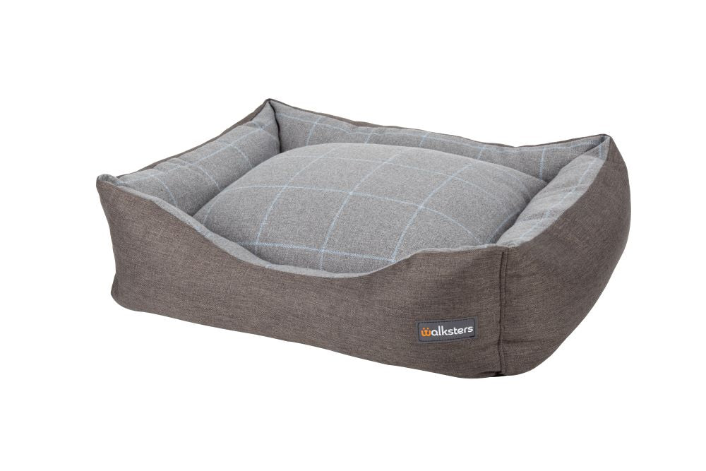Walksters Buckingham Luxury Dog Bed in Dark Grey
