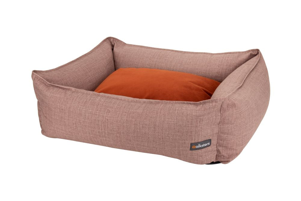 Walksters Lincoln Luxury Dog Bed in Rust