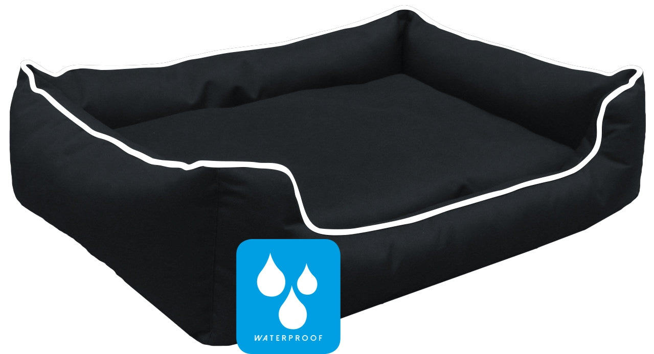 Walksters Ultimate Memory Foam Black Waterproof Dog Bed