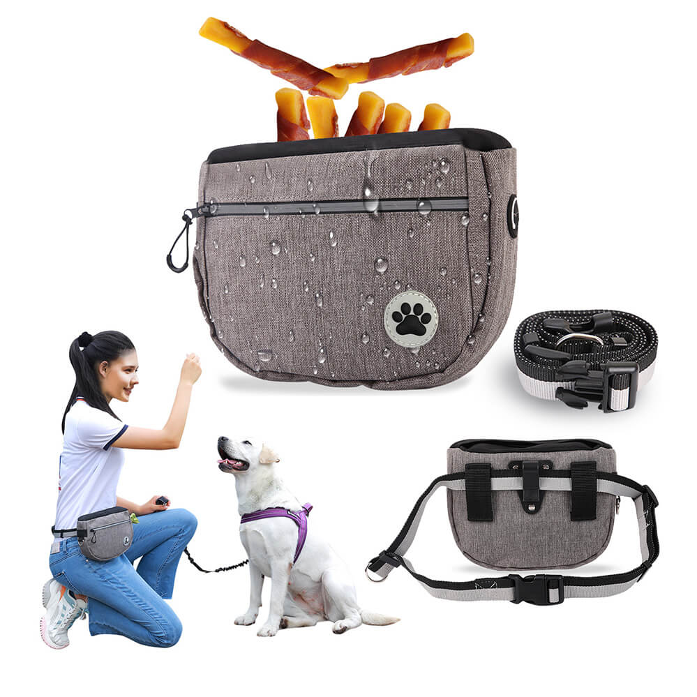 Dog Walking Bag in Grey