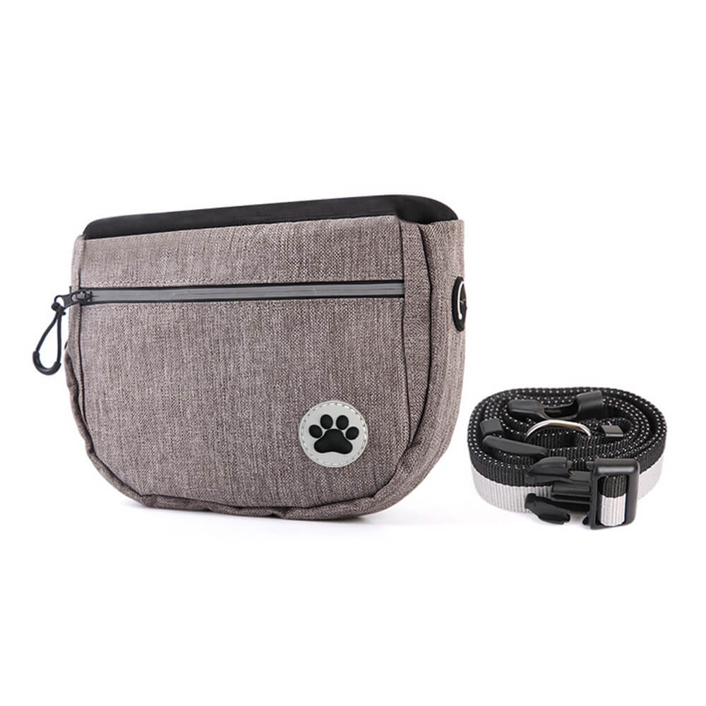 Dog Walking Bag in Grey